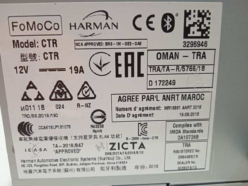 Recambio de sistema navegacion gps para ford fiesta (ce1) trend referencia OEM IAM L1BT18D804HF  2644451