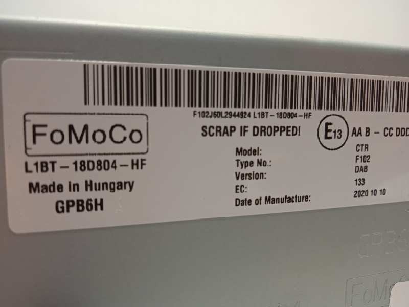 Recambio de sistema navegacion gps para ford fiesta (ce1) trend referencia OEM IAM L1BT18D804HF  2644451