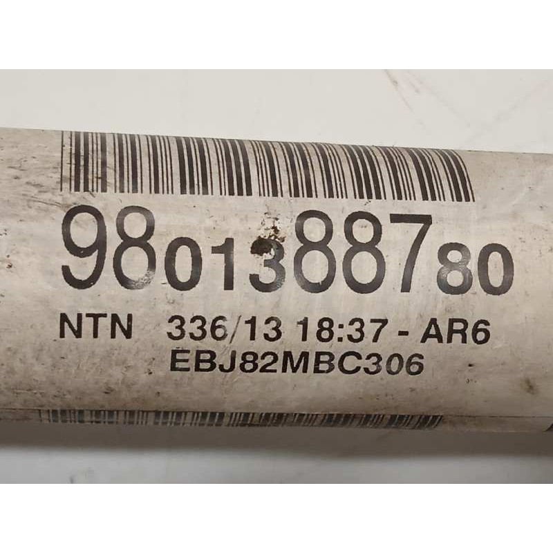 Recambio de transmision delantera derecha para citroën c3 collection referencia OEM IAM 9801388780  