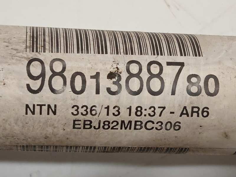 Recambio de transmision delantera derecha para citroën c3 collection referencia OEM IAM 9801388780  
