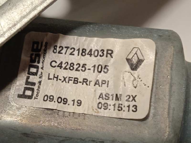 Recambio de elevalunas trasero izquierdo para renault megane iv grandtour 1.3 tce referencia OEM IAM 827218403R  402778C