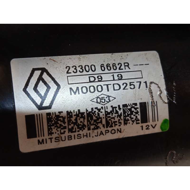 Recambio de motor arranque para renault megane iv grandtour 1.3 tce referencia OEM IAM 233006662R  M000TD2571