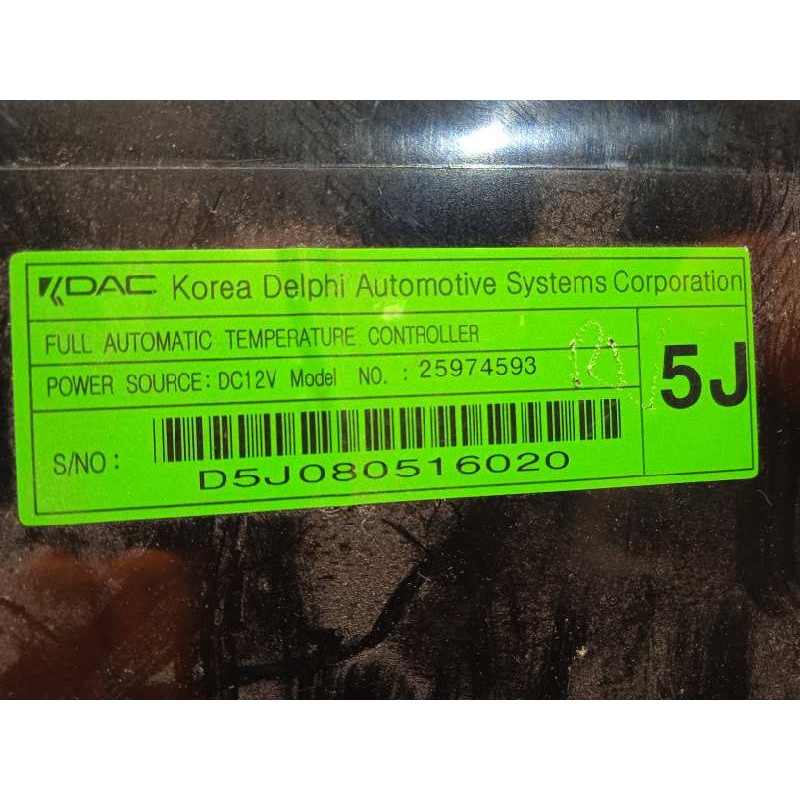 Recambio de mando climatizador para chevrolet captiva 2.0 diesel cat referencia OEM IAM 25974593  