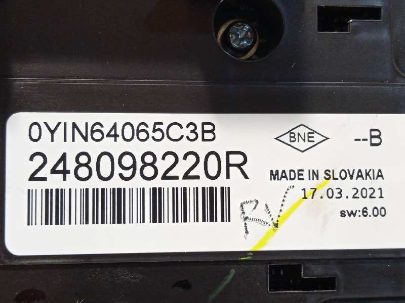 Recambio de cuadro instrumentos para renault clio v limited referencia OEM IAM 248098220R  