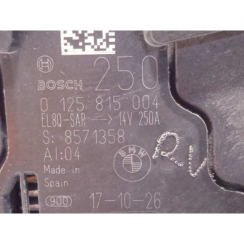 Recambio de alternador para bmw serie x5 (g05) xdrive30d referencia OEM IAM 8571358 12318571358 0125815004
