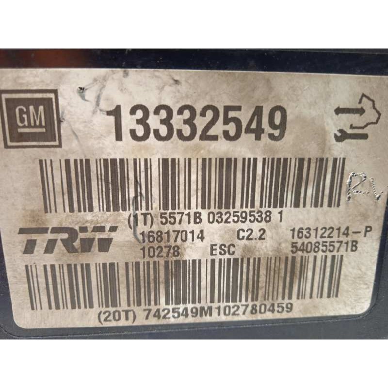 Recambio de abs para opel insignia berlina edition referencia OEM IAM 13332549 16312214P 16817014