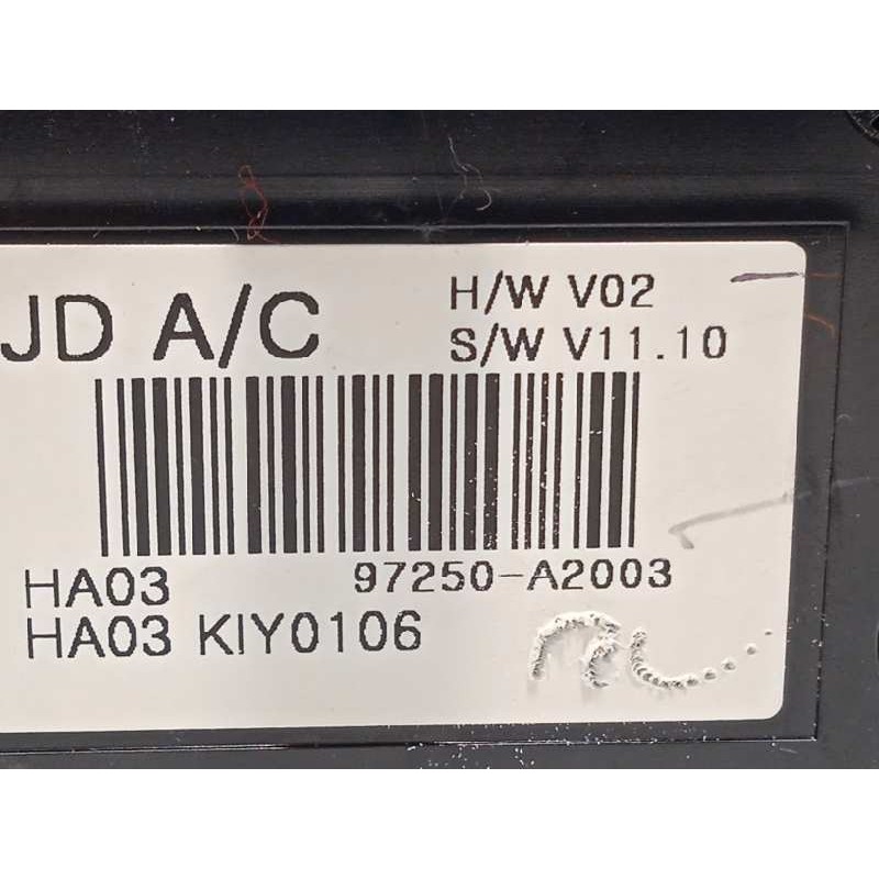 Recambio de mando climatizador para kia cee´d 1.4 crdi cat referencia OEM IAM 97250A2003  