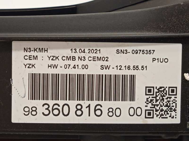 Recambio de cuadro instrumentos para opel grandland x referencia OEM IAM 9836081680  