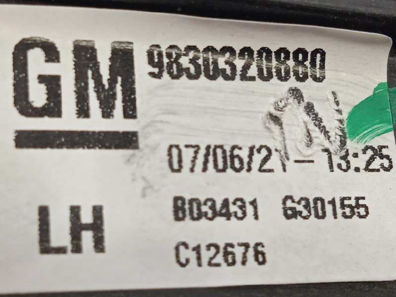 Recambio de elevalunas delantero izquierdo para opel grandland x referencia OEM IAM 9830320880  9829504280