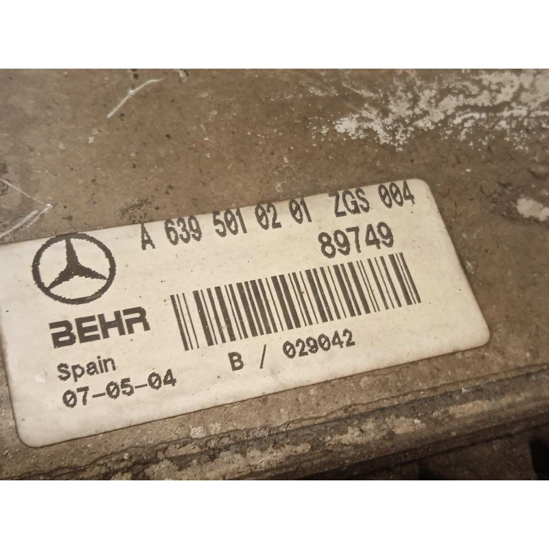 Recambio de intercooler para mercedes-benz vito mixto 06.2003  2.1 cdi cat referencia OEM IAM A6395010201  