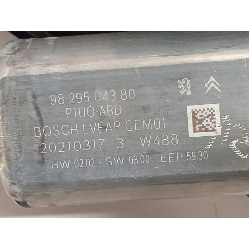 Recambio de elevalunas trasero derecho para opel grandland x referencia OEM IAM 9830320480  9829504380