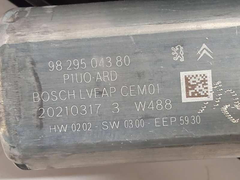 Recambio de elevalunas trasero derecho para opel grandland x referencia OEM IAM 9830320480  9829504380