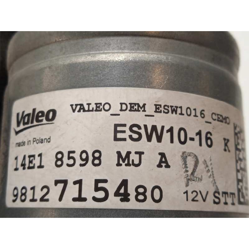 Recambio de motor arranque para opel grandland x referencia OEM IAM 9812715480  ESW1016