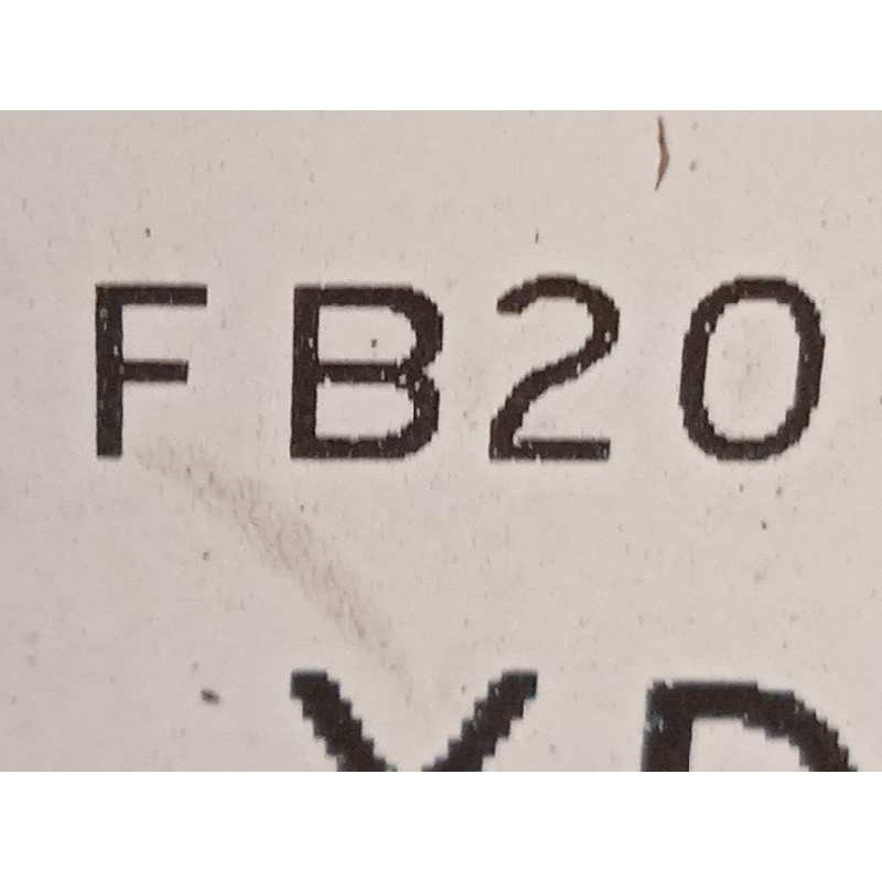 Recambio de motor completo para subaru forester executive referencia OEM IAM FB20  