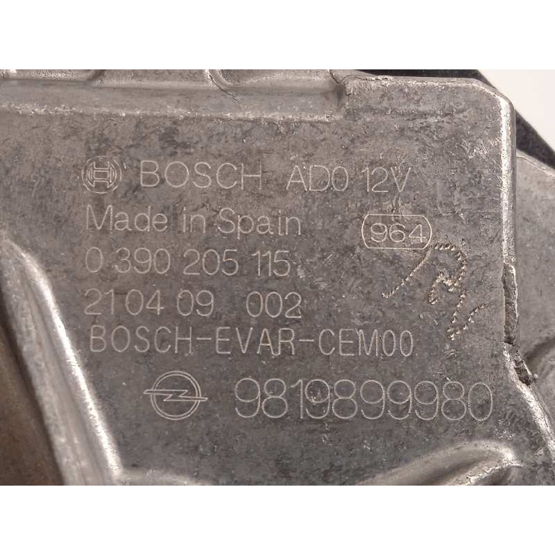 Recambio de motor limpia trasero para opel grandland x referencia OEM IAM 9819899980  0390205115