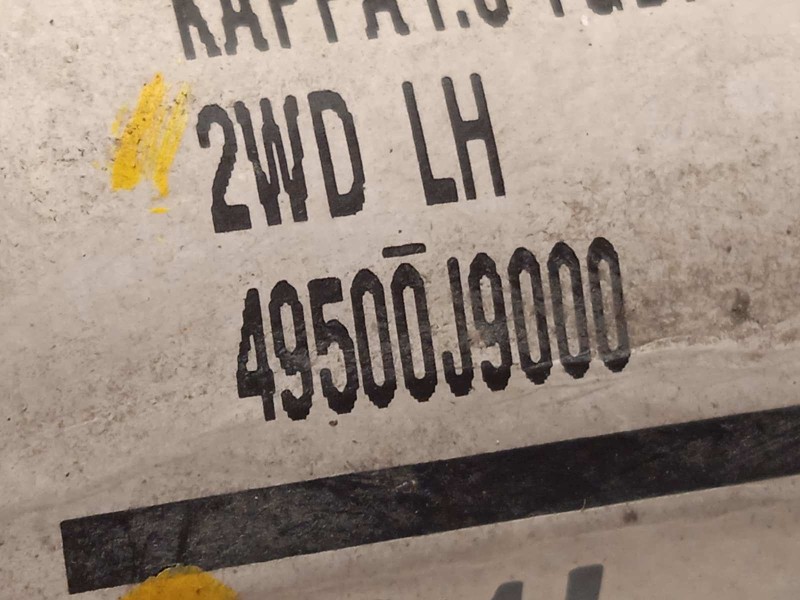 Recambio de transmision delantera izquierda para hyundai kona 1.0 tgdi cat referencia OEM IAM 49500J9000  