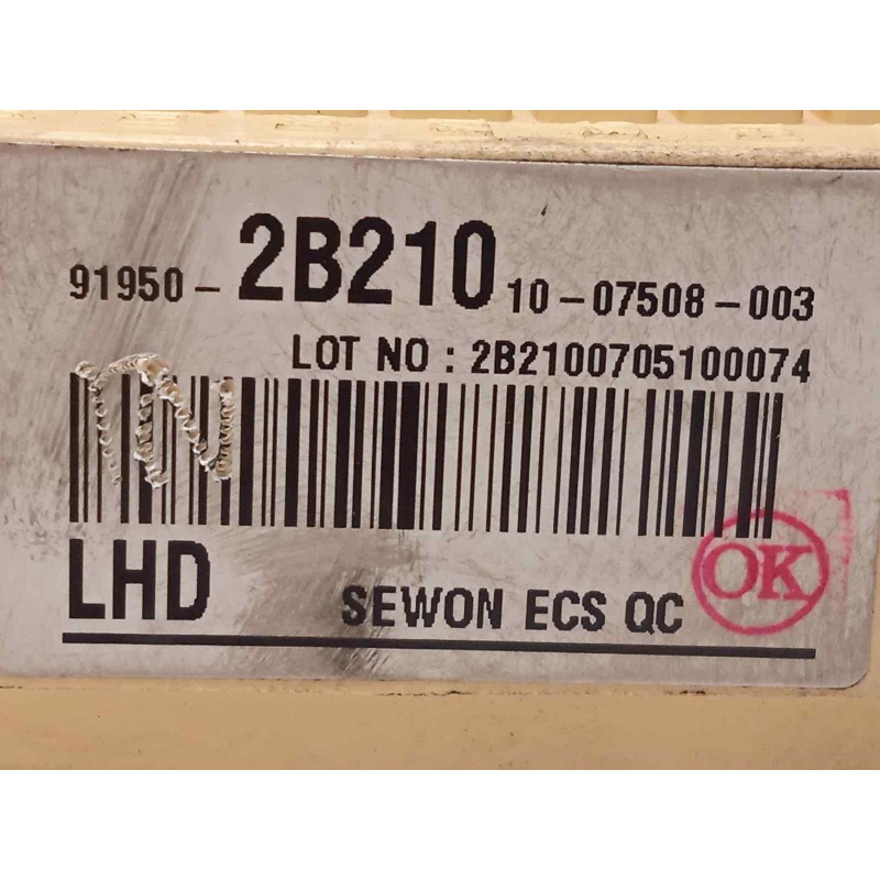 Recambio de caja reles / fusibles para hyundai santa fe (bm) 2.2 crdi cat referencia OEM IAM 919502B210  