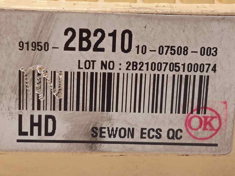 Recambio de caja reles / fusibles para hyundai santa fe (bm) 2.2 crdi cat referencia OEM IAM 919502B210  