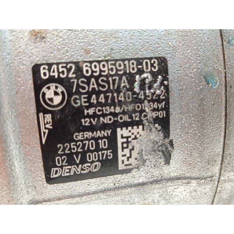 Recambio de compresor aire acondicionado para bmw serie 7 (g11/g12) 740i referencia OEM IAM 64526995918  4471404522