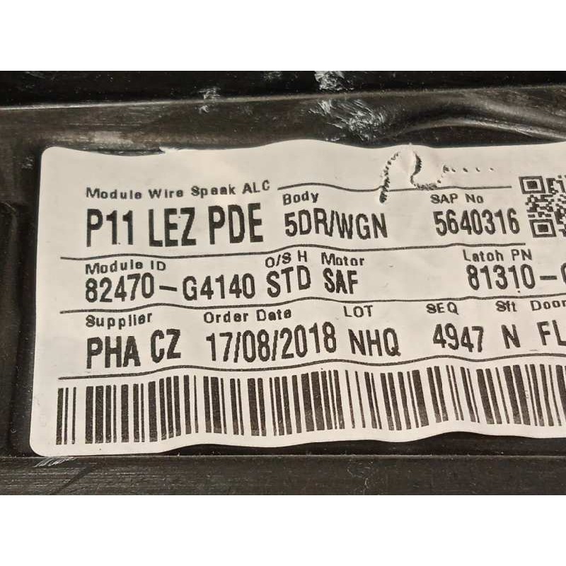 Recambio de elevalunas delantero izquierdo para hyundai i30 (pd) select referencia OEM IAM 82470G4140 82471G4000 82450G4010