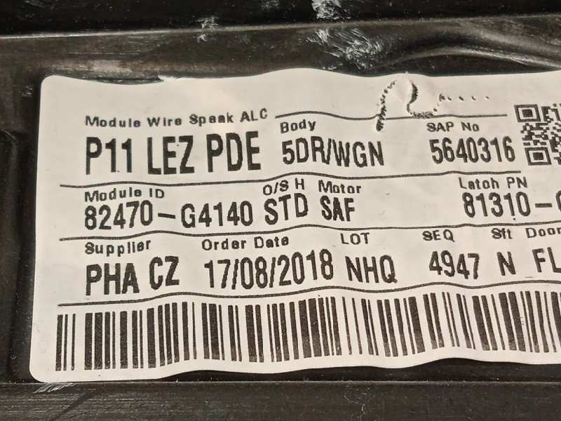 Recambio de elevalunas delantero izquierdo para hyundai i30 (pd) select referencia OEM IAM 82470G4140 82471G4000 82450G4010