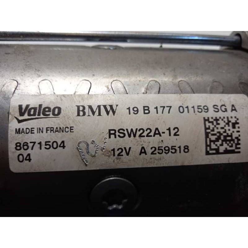 Recambio de motor arranque para bmw serie 3 berlina (g20) 320d referencia OEM IAM 8671504  RSW22A12