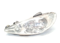 Recambio de faro izquierdo para peugeot 206 cc 1.6 16v cat referencia OEM IAM 9628666880  6204S9