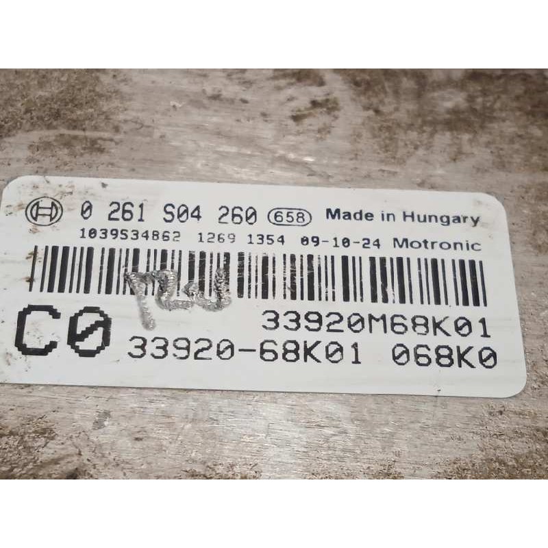 Recambio de centralita motor uce para nissan pixo (uao) 1.0 referencia OEM IAM 33920M68K01  0261S04260