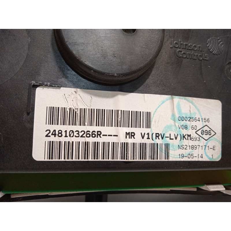 Recambio de cuadro instrumentos para dacia dokker 1.5 dci diesel fap cat referencia OEM IAM 248103266R  