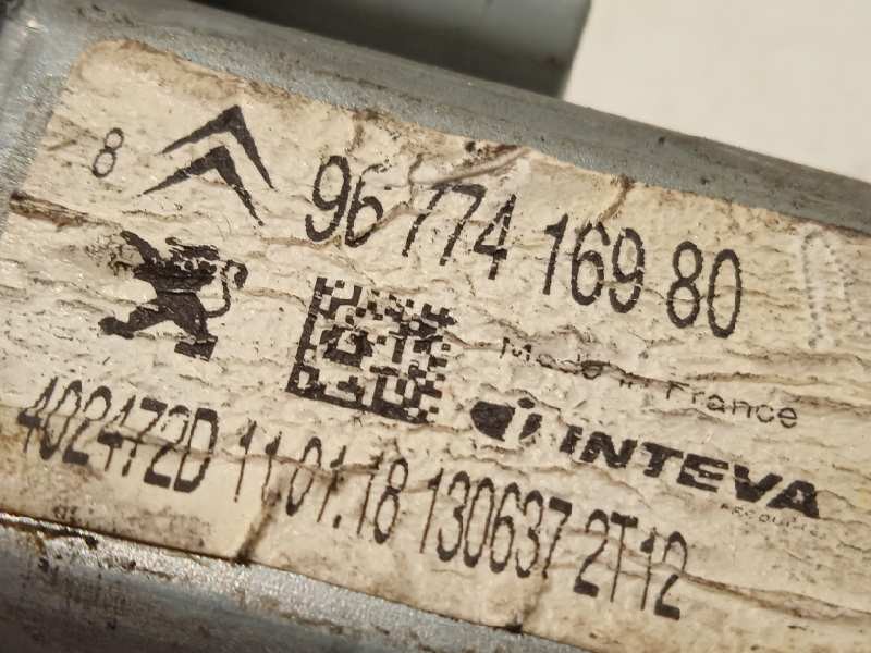 Recambio de elevalunas delantero izquierdo para citroën c-elysée shine referencia OEM IAM 9674412480  9677416980