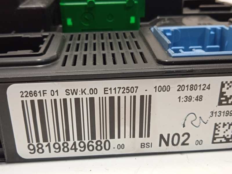 Recambio de caja reles / fusibles para citroën c-elysée shine referencia OEM IAM 9819849680  1631852680