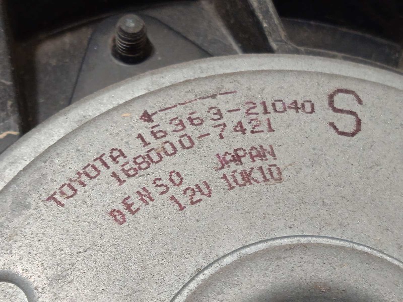 Recambio de electroventilador para toyota prius (nhw20) 1.5 cat referencia OEM IAM 4227501300 1636321040 1636321030