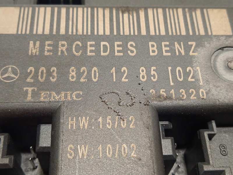 Recambio de centralita confort para mercedes-benz clase c (w203) sportcoupe 1.8 cat referencia OEM IAM 2038201285  