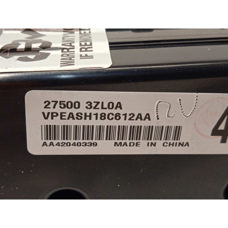 Recambio de mando climatizador para nissan pulsar (c13) acenta referencia OEM IAM 275003ZL0A  