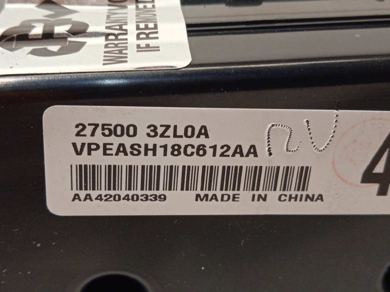Recambio de mando climatizador para nissan pulsar (c13) acenta referencia OEM IAM 275003ZL0A  