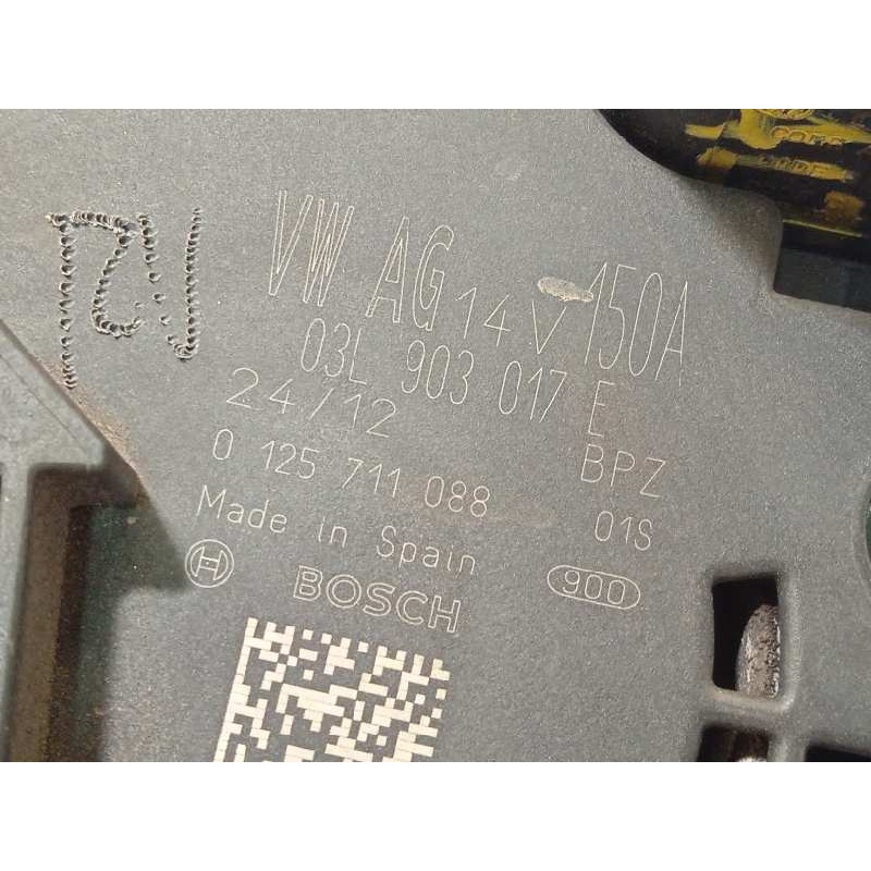 Recambio de alternador para seat exeo st (3r5)(2009>) reference referencia OEM IAM 03L903017E  0125711088