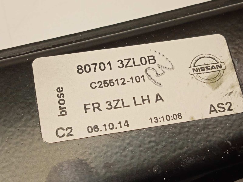 Recambio de elevalunas delantero izquierdo para nissan pulsar (c13) acenta referencia OEM IAM 807013ZL0B  