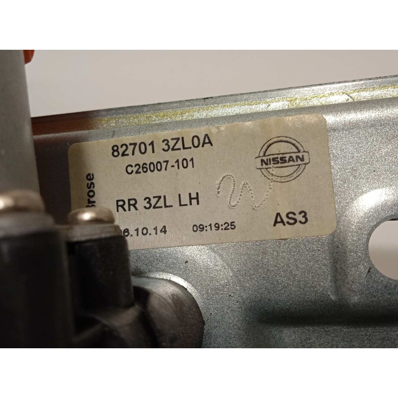 Recambio de elevalunas trasero izquierdo para nissan pulsar (c13) acenta referencia OEM IAM 827013ZL0A  