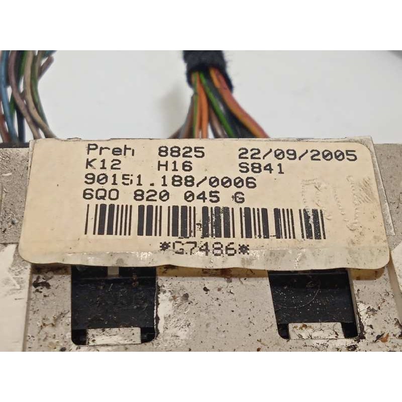 Recambio de mando calefaccion / aire acondicionado para volkswagen polo (9n3) advance referencia OEM IAM 6Q0820045G  6Q0820045G