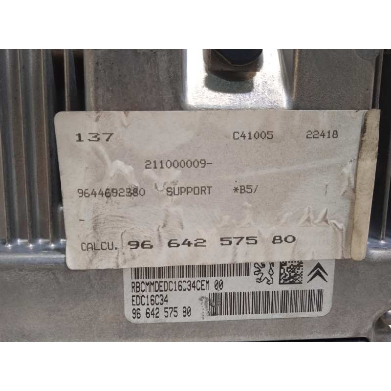 Recambio de centralita motor uce para citroën c4 berlina collection referencia OEM IAM 9664257580  