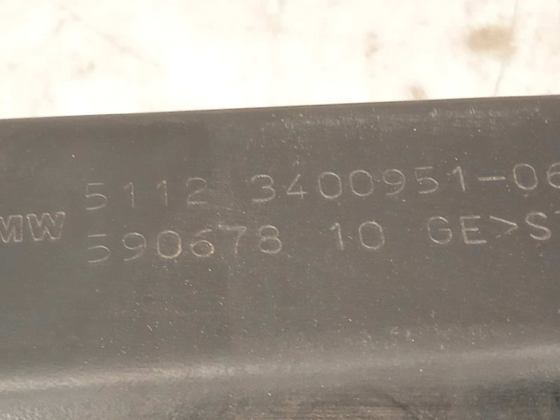 Recambio de refuerzo paragolpes trasero para bmw x3 (e83) 2.0d referencia OEM IAM 51123400951  