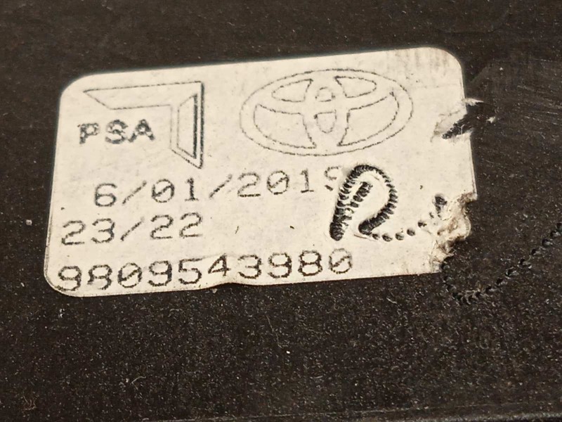 Recambio de palanca cambio para citroën jumpy fugón confort xl referencia OEM IAM 9809543980  