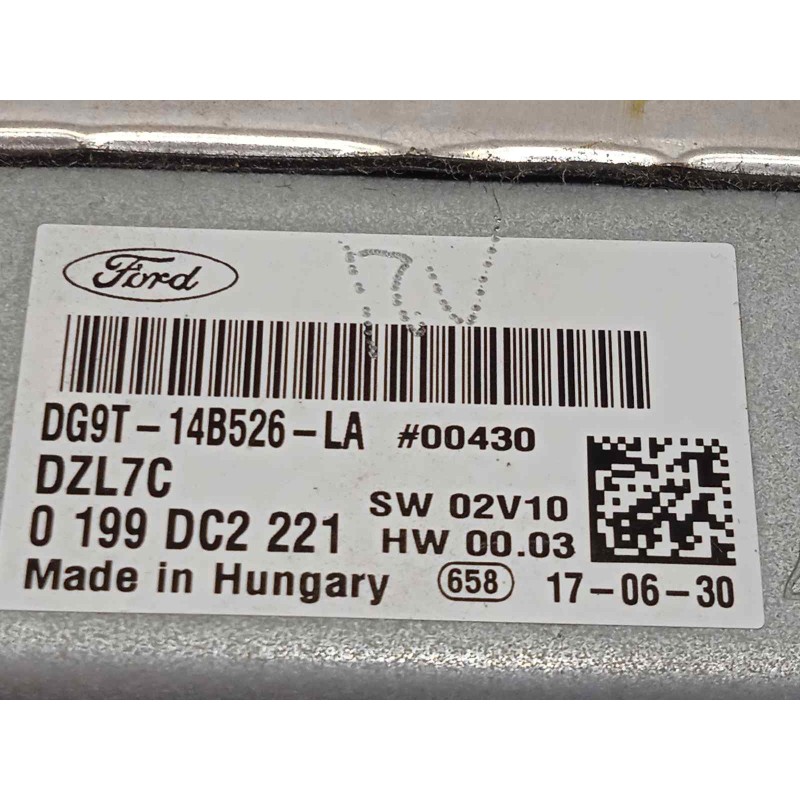 Recambio de modulo electronico para ford mondeo lim. 1.5 ecoboost cat referencia OEM IAM DG9T14B526LA  