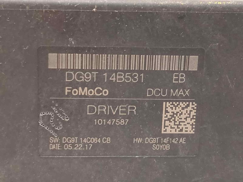 Recambio de modulo confort para ford mondeo lim. 1.5 ecoboost cat referencia OEM IAM DG9T14B531EB  2278162