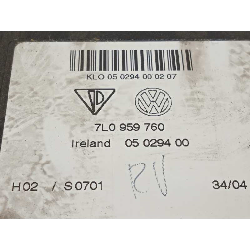 Recambio de modulo electronico para porsche cayenne (typ 9pa) s referencia OEM IAM 7L0959760  