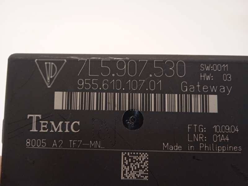 Recambio de modulo electronico para porsche cayenne (typ 9pa) s referencia OEM IAM 7L5907530  95561010701