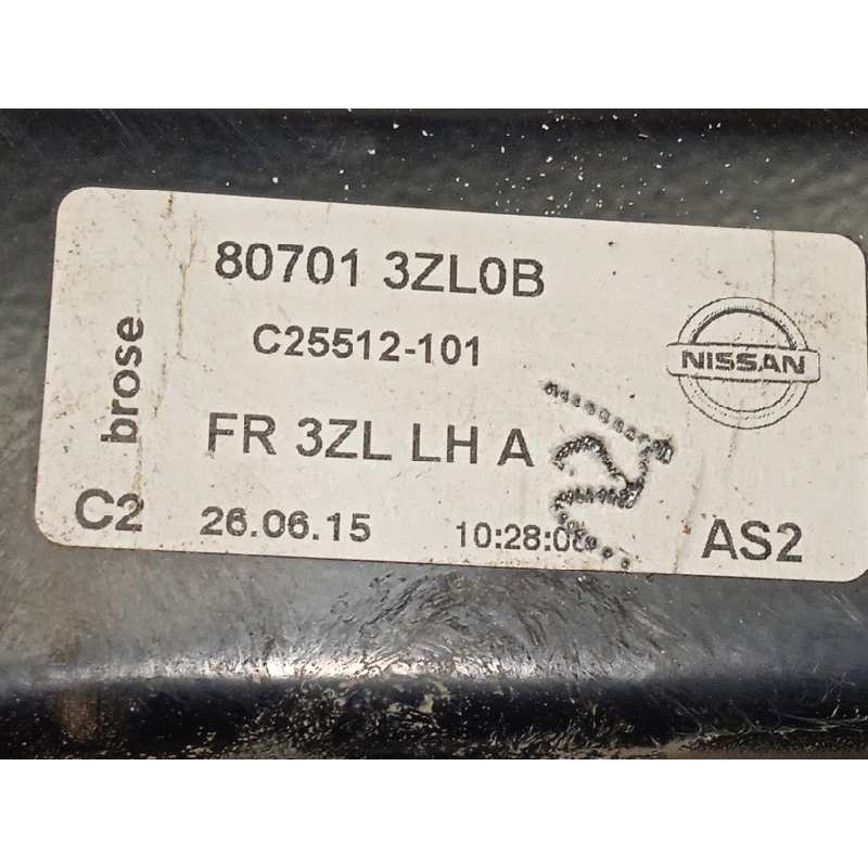 Recambio de elevalunas delantero izquierdo para nissan pulsar (c13) acenta referencia OEM IAM 807013ZL0B  