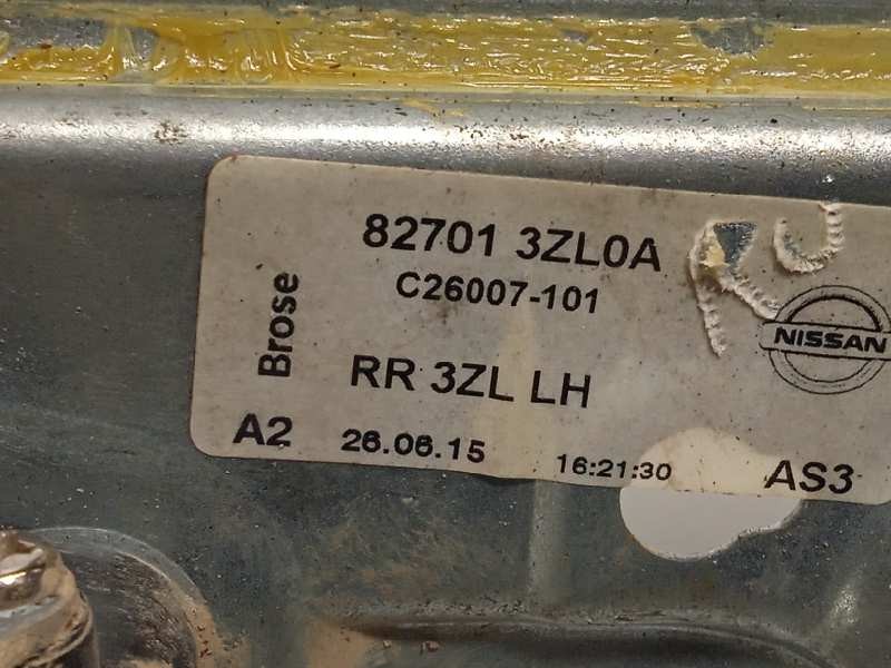 Recambio de elevalunas trasero izquierdo para nissan pulsar (c13) acenta referencia OEM IAM 827013ZL0A  