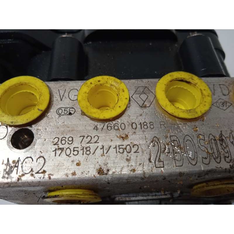 Recambio de abs para renault captur 1.3 tce referencia OEM IAM 476600188R 0265956527 269722