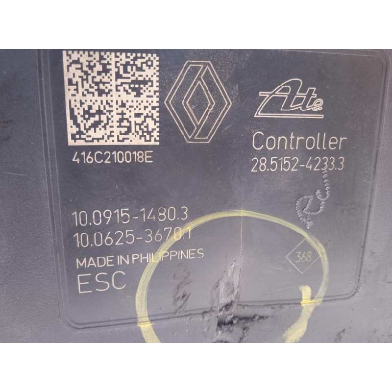 Recambio de abs para renault megane iv berlina 5p zen referencia OEM IAM 476607355R 28515242333 10022010264